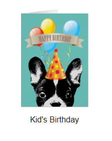 Kid's Birthday Cards
