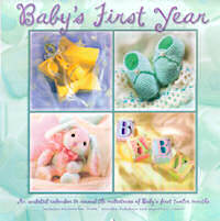 Babys First Year Wall Calendar 4 Square Style