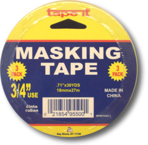 3 Pack Masking Tape by Tape-It
